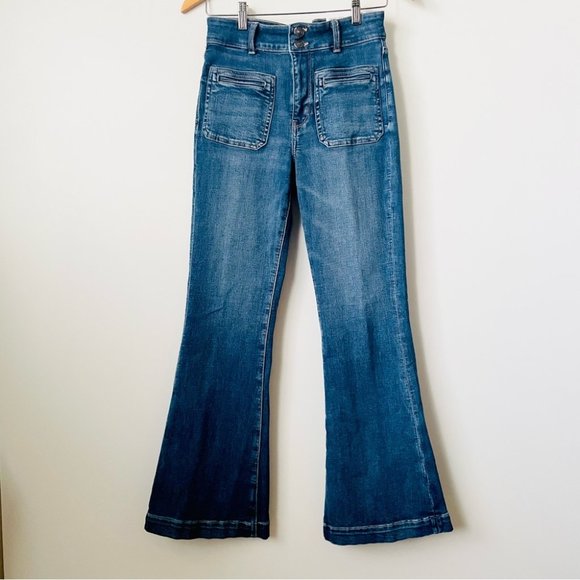 SOLD NWT American Eagle Next Level Super High-Waisted Flare Jean  Sz 6R - Picture 7 of 14
